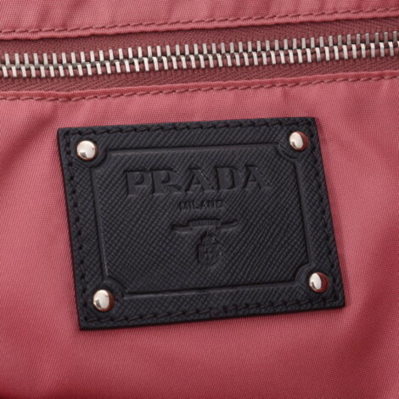 PRADA Black Nylon Leather Tote Bag - Picture 11 of 12